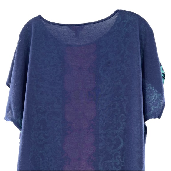 Lilly Pulitzer Marion Short Sleeve Silk Blouse Top Size Medium/Large - Picture 10 of 16